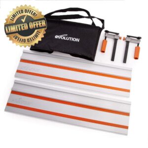 Evolution Power Tools ST1400 Circular Saw Guide Rail/Track Fits Makita