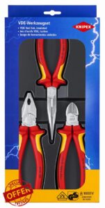 Knipex Electro Set (self-service card/blister) 00 20 12