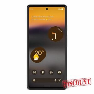 Google Pixel 6a – Unlocked Android 5G Smartphone with 12 megapixel camera and 24-hour battery – Charcoal - 6.1 Inches