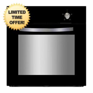 60cm Single Electric Oven In Black