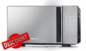 Hisense 700 Watts 20 Litre Black Digital Solo Microwave Oven With 800W Grill H20MOMBS4HGUK Automatic Defrost