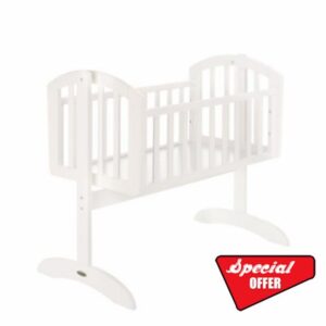 Obaby Sophie Swinging Crib (White)