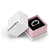 Pandora Timeless Women's Sterling Silver Sparkling Cubic Zirconia Wishbone Ring, Size 50, With Gi...