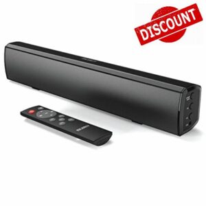 MAJORITY Bowfell Bluetooth Sound bar for TV | 50 Watts Powerful 2.1 Stereo Soundbar | EQ Control