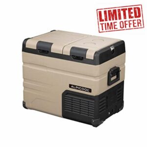 Alpicool TA45 45L Car Fridge Freezer Portable Compressor Car Refrigerator 12/24V Electric Cooler for Camping