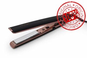 Corioliss C1 Hair Straightener for Women Professional Titanium Plates Flat Iron UK Plug Black Copper Soft Touch