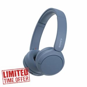 Sony WH-CH520 Wireless Bluetooth Headphones - up to 50 Hours Battery Life with Quick Charge