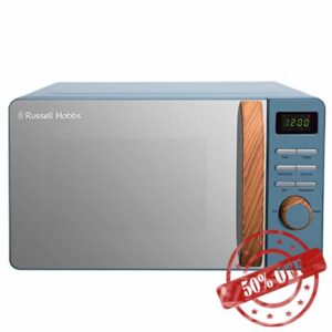 Russell Hobbs RHMD714BL 17 L 700 W Scandi Blue Digital Microwave with 5 Power Levels