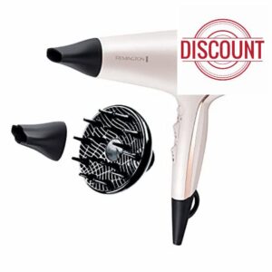 Remington Proluxe Ionic Hairdryer with Styling Shot and Intelligent OPTIHeat Control Settings