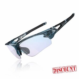 ROCKBROS Photochromic Cycling Glasses with 3 in 1 Intelligence Lenses for Men & Women Outdoor Sports Goggles UV400 Protection Sunglasses Eyewea