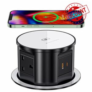 Pop up Socket for Kitchen Worktops