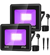 NATPOW 100W RGB Colour Changing Flood Lights, LED Floodlight Outdoor Security Light with Remote C...