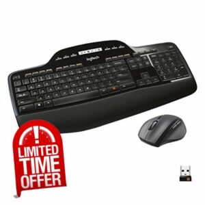 Logitech MK710 Wireless Keyboard and Mouse Combo for Windows
