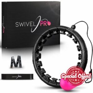 SWIVEL PRO® UK Smart Weighted Hula Hoop with Weight Ball for Adults