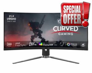 MSI MPG ARTYMIS 343CQR - 34 Inch UWQHD Curved Gaming Monitor - 1000R