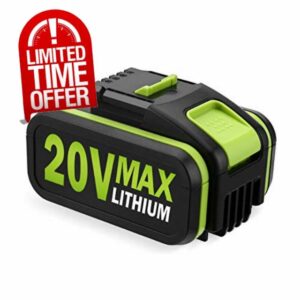 FirstPower Upgraded 4000mAh 20V Lithium-Ion Replacement Battery Compatible with Worx 20V Power Tools WX523 WX390 WX693.9 WX366.5 WG329E WG259E WG629E WG546E