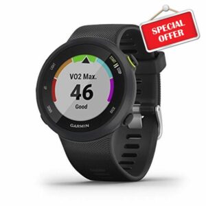 Garmin Forerunner 45 GPS Running Watch with Garmin Coach Training Plan Support - Black