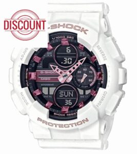 Casio Women's Analogue-Digital Quartz Watch with Plastic Strap GMA-S140M-7AER