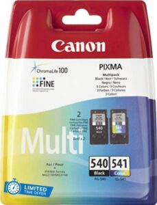 Canon PG 540 and CL 541 Ink Cartridges Pack of 2