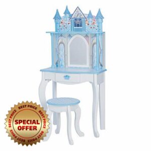 Teamson Kids Dreamland Castle Toy Vanity Set White/Pink TD-12951F