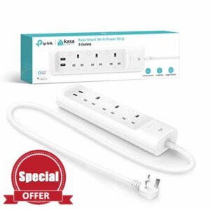 TP-Link Kasa WiFi Power Strip 3 outlets with 2 USB Ports