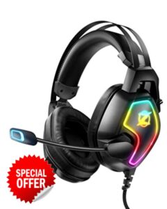 Gaming Headset for PS4 PS5 PC Xbox One Switch