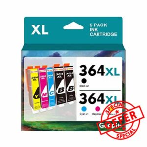 364 364XL Ink Cartridges Replacement for HP 364XL 364 XL Multipack
