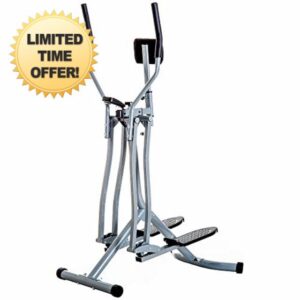 HOMCOM Air Walker Glider Cross Trainer Home Gym Fitness Exercise Machine with LCD