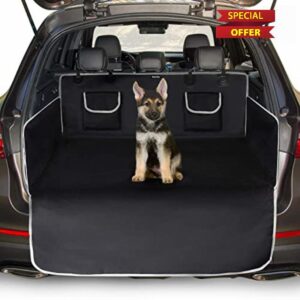Toozey Car Boot Protector for Dog - Universal Nonslip Car Boot Liner Protector with Side Protection and Bumper Protection