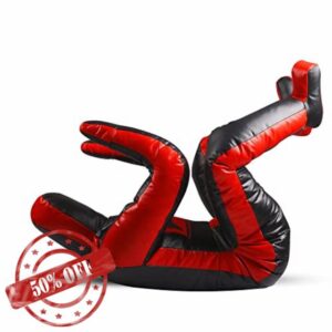 Daan Mma Grappling Dummy Judo Punching Bag Dummy BJJ Wrestling Dummy Sitting Position Brazilian JIU Jitsu Submission Self Defense Training Vinyl Dummy 170cm UNFILLED