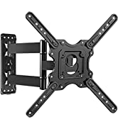 TV Wall Bracket Tilts Swivels Extends, Full Motion TV Wall Mount for Most 13-39 Inch Flat&Curved ...