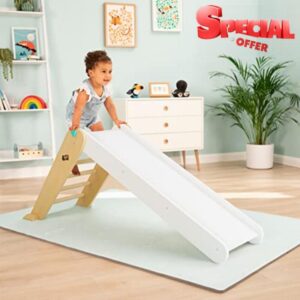 TP 687 Active-Tots Wooden Folding Slide for Indoor Use for Toddlers 18 Months+