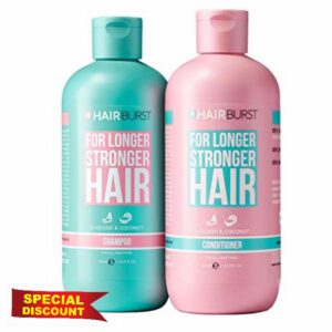 Hair Burst Hair Growth Shampoo & Conditioner Set For Women - Best Vegan Shampoo for Anti Hair Loss & Thinning Hair - Healthy Hair Growth Boost - Grow Gorgeous Longer Hair - Hair Thickening Products