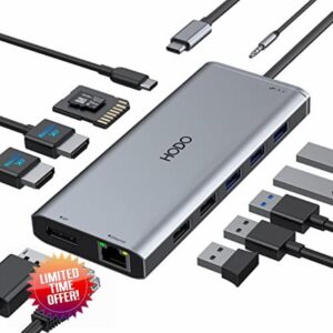 USB C Docking Station 2 HDMI