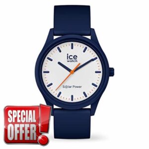 Ice-Watch - ICE solar power Pacific - Men's wristwatch with silicon strap - 017767 (Medium)