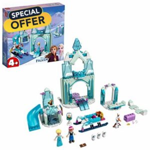 LEGO 43194 Disney Anna and Elsa’s Frozen Wonderland Castle Toy with Princess Mini-Doll Figures