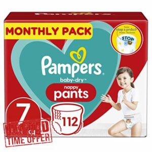 Pampers Baby Nappy Pants Size 7 (17+ kg/37.5 Lb)