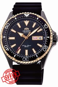 Orient Mens Analogue Japanese Automatic Watch with Rubber Strap RA-AA0005B19B