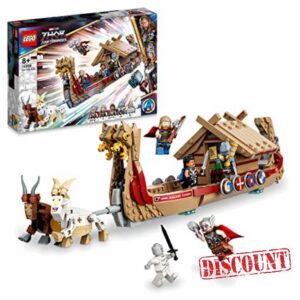 LEGO 76208 Marvel The Goat Boat Buildable Thor Set with Toy Ship
