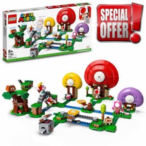 LEGO 71368 Super Mario Toad’s Treasure Hunt Expansion Set Buildable Game
