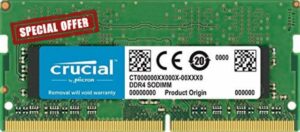 Crucial RAM 16GB DDR4 2400MHz CL17 Memory for Mac CT16G4S24AM