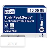 Tork Xpress Multifold Mini Hand Towel Dispenser Black H2, One-at-a-Time Dispensing, Elevation Ran...