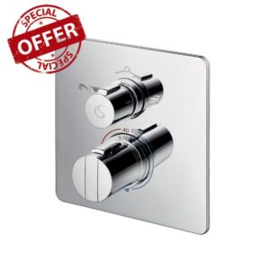 Ideal Standard A5880AA Concept Easybox Built-in Shower Mixer with Diverter - Square Faceplate