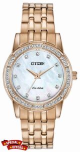 Citizen Eco-Drive Ladies' Silhouette Crystal Watch