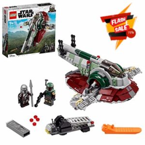 LEGO 75312 Star Wars Boba Fett’s Starship Building Toy for Kids Age 9 Plus