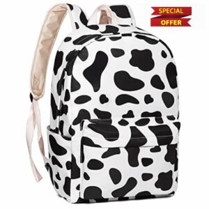 Cow Print School Bags for Teen Girls
