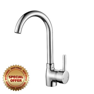 Hapilife 10 Years Warranty Single Lever Swivel Spout Modern Kitchen Sink Basin Mixer Tap with UK Standard Fittings