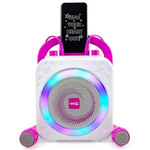 Voice Changing Effects & LED Lights - Pink