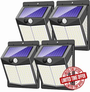 CLAONER Solar Security Lights Outdoor