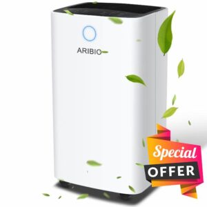 12L/Day Dehumidifier for Home with Digital Humidity Display & Control